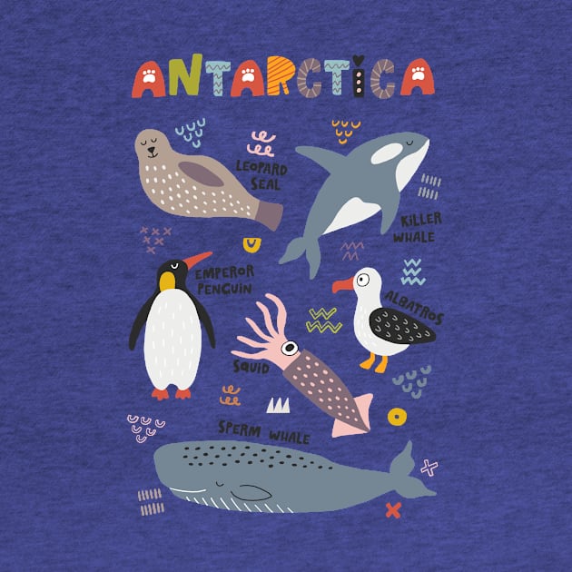 Antarctica Animals by JunkyDotCom